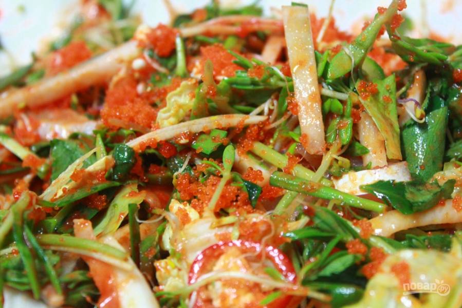 Хе из рыбы по-корейски: яркий и невероятно вкусный салат из рыбы - На Кухне