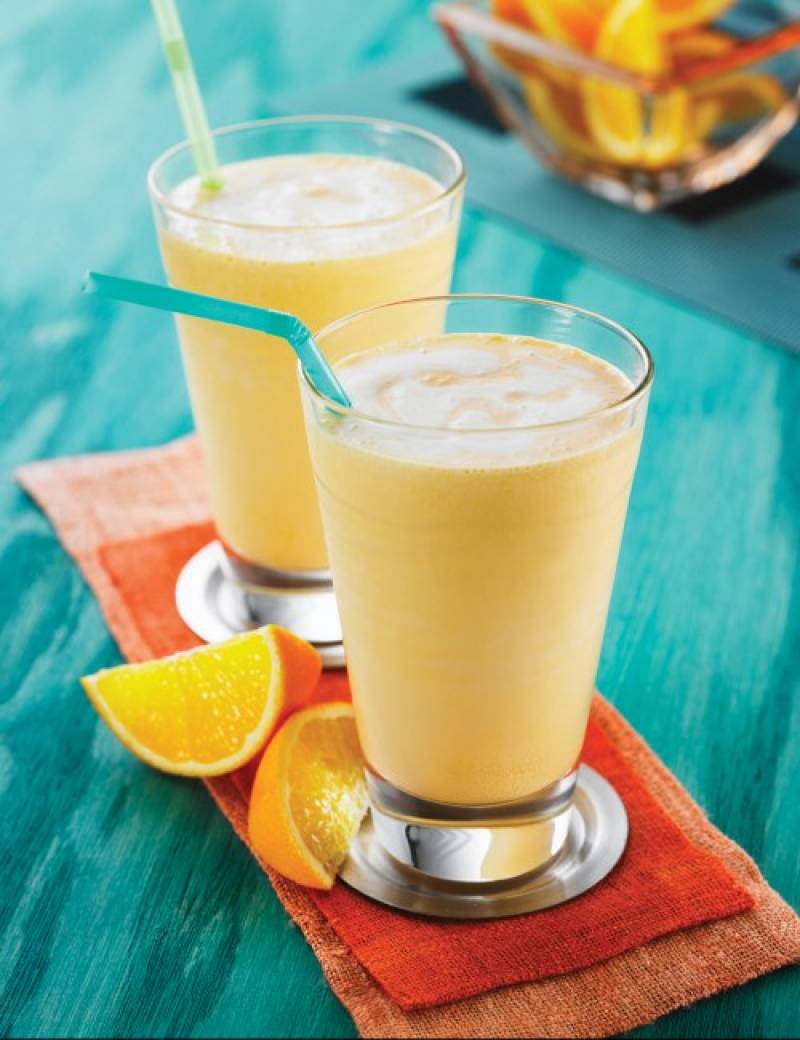 Апельсиновый коктейль смузи