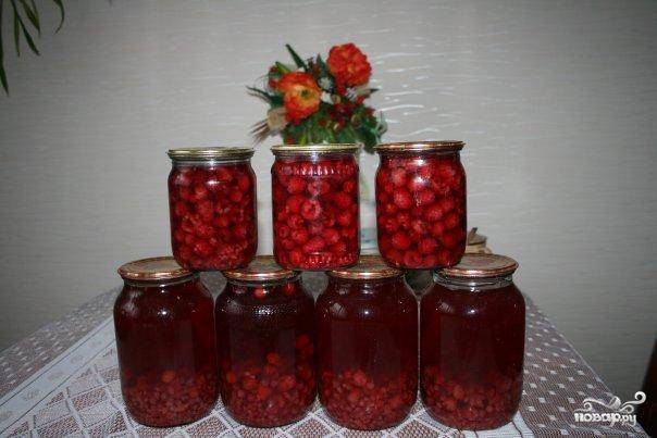 Компот из малины на зиму