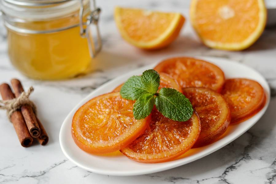 Апельсины в шоколаде (десерт)