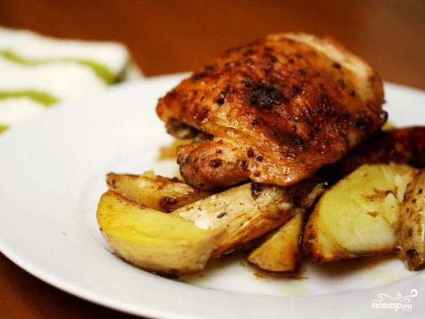 Ингредиенты для «Курица с картофелем 