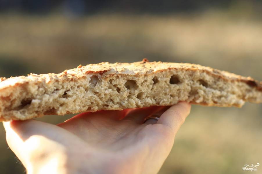 Простой домашний хлеб на сковороде пошаговый рецепт с фото
