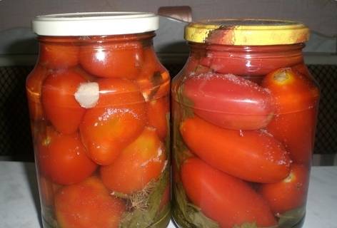 Маринованные помидоры с болгарским перцем на зиму