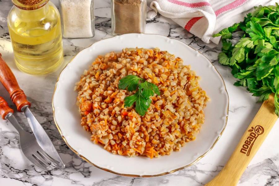 Постное из гречки