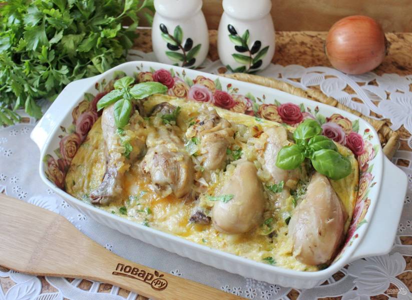 Фрах таген - курица с картофелем по-арабски