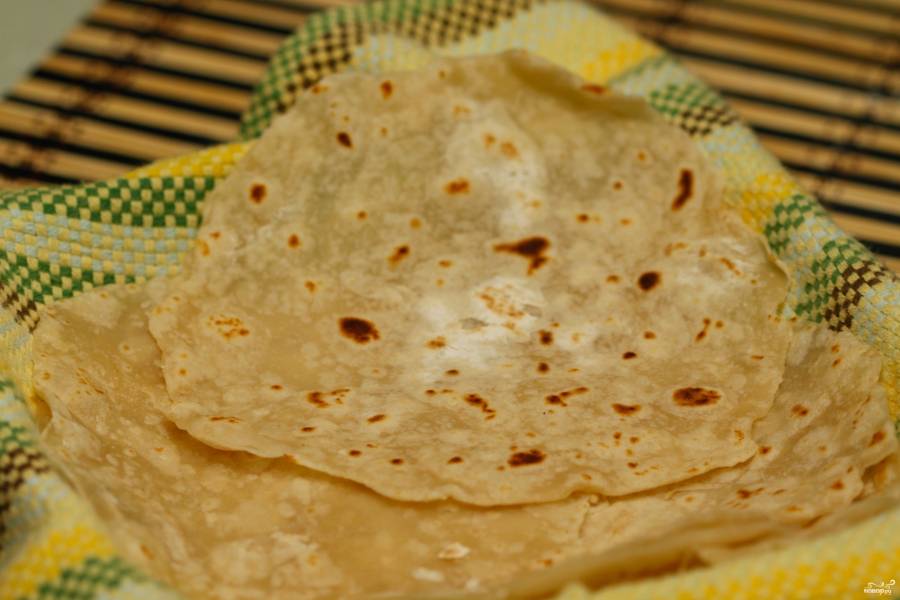 Индийский хлеб (чапати)