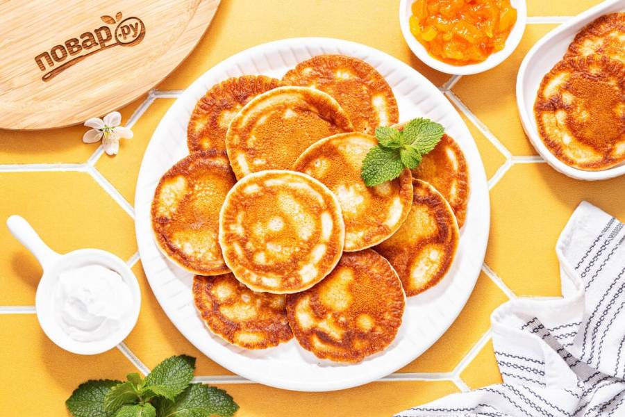 Постные оладьи