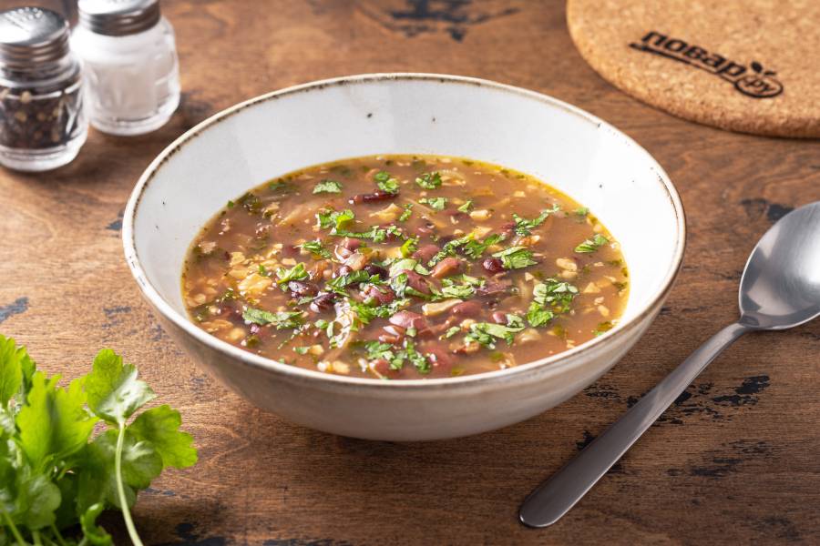 суп лобио из красной фасоли по грузински классический рецепт | Дзен