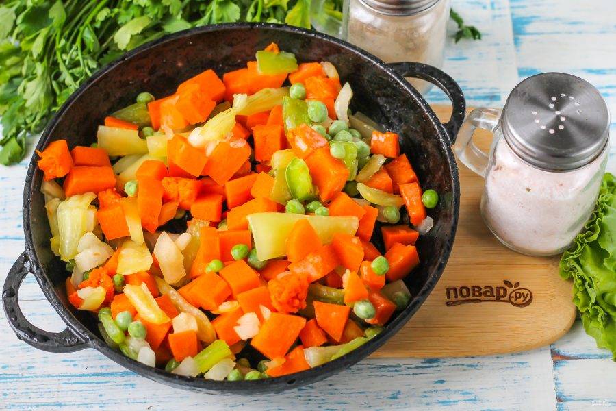 Рецепт овощей, запеченных в духовке | Меню недели