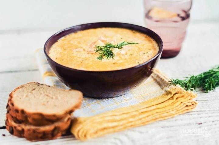 Крем-суп с семгой и сливками – пошаговый рецепт приготовления с фото