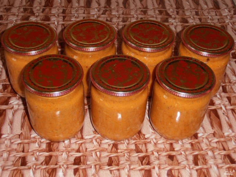 Кабачки с морковью на зиму