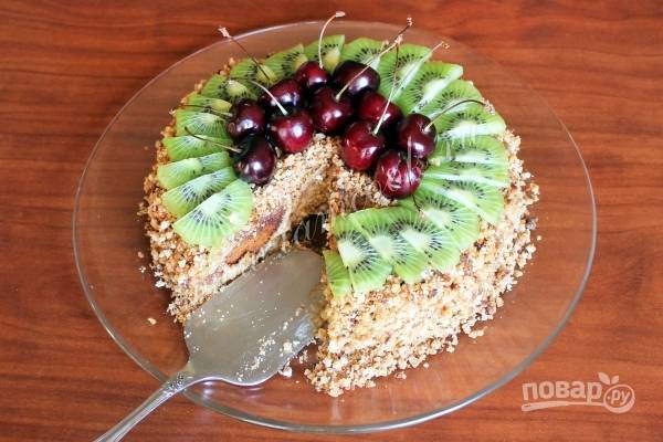 Легкий торт из пряников – пошаговый рецепт приготовления с фото