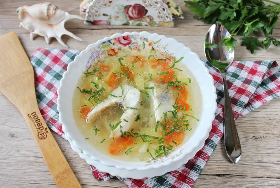 Рыбный суп с пшеном и картошкой