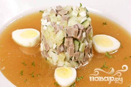 Окрошка мясная