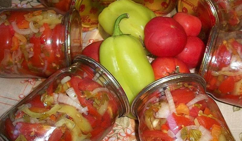 Салат из огурцов и помидоров на зиму: рецепты с фото