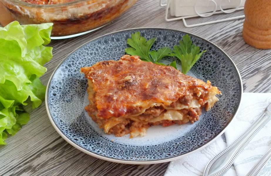 Лазанья с домашним тестом рецепт – Европейская кухня: Паста и пицца. «Еда»