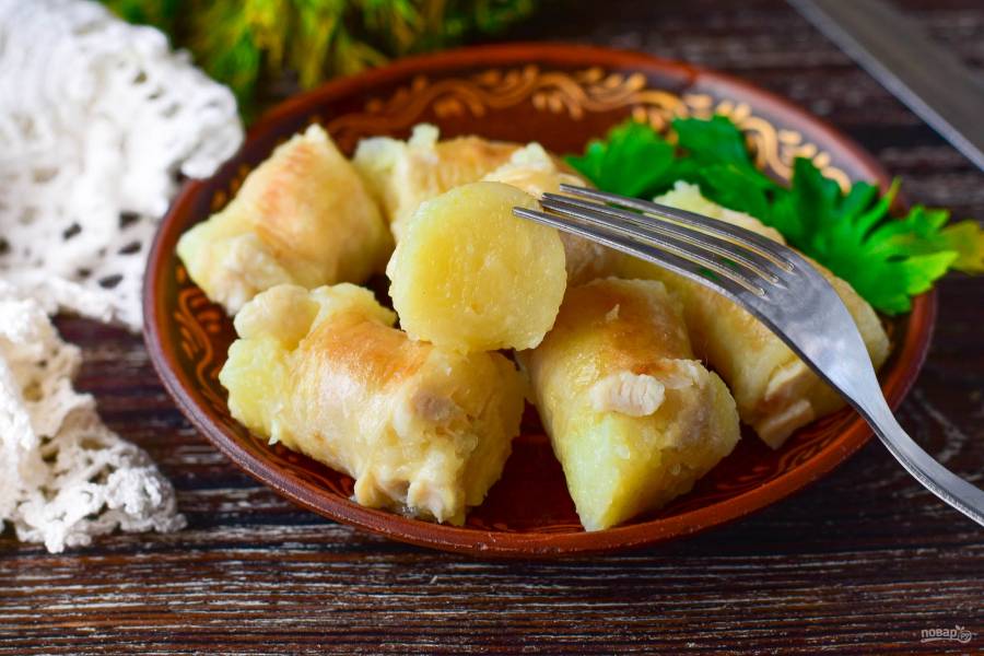 Картофельная колбаса со шкварками в кишке | Волшебная aikimaster.ru