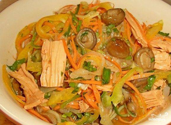 Овощной салат со свежей спаржей, пошаговый рецепт на 17 ккал, фото, ингредиенты - Biondina