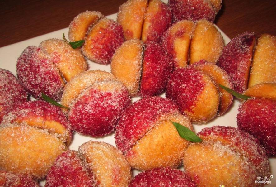 Печенье Персики пошаговый рецепт