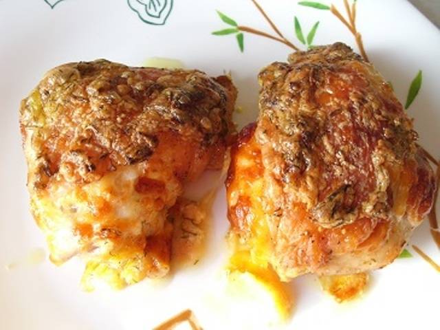 Курица с сыром и майонезом в духовке, пошаговый рецепт с фото от автора maryg на ккал