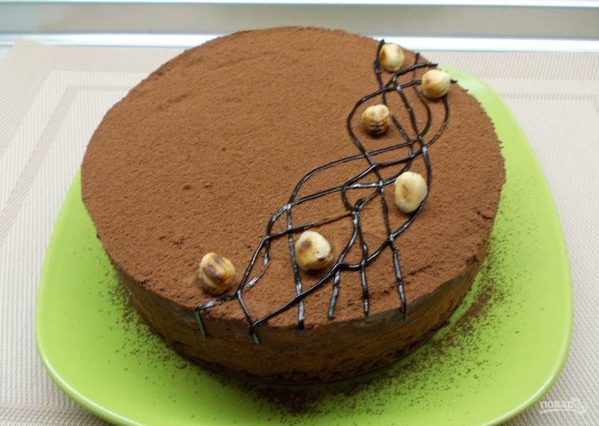 Трюфельно-шоколадный торт