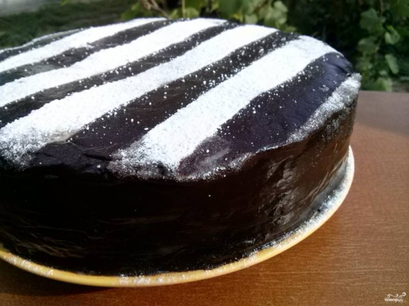 Торт зебра рецепт с фото готовим дома