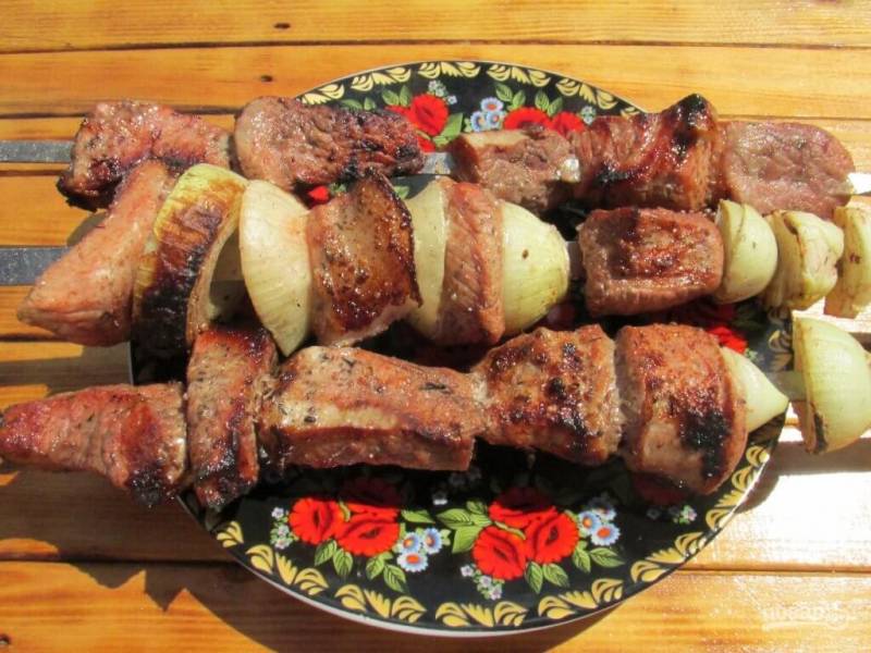 Свиной шашлык по-украински
