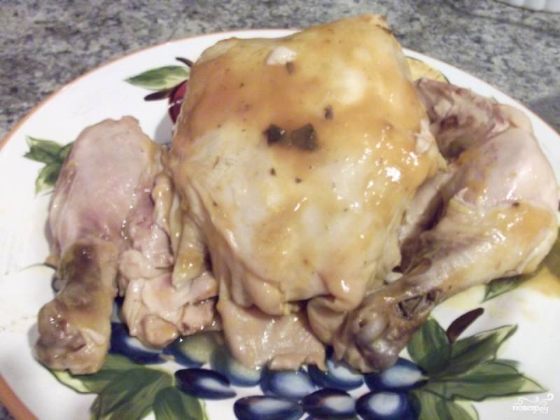 Цыпленок с грибами и сыром Моцарелла