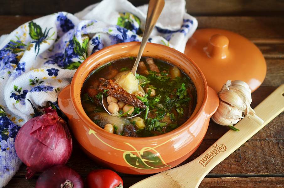 Азербайджанский мясной суп пити. Рецепт с фото | Рецепт | Еда, Кулинария, Суп