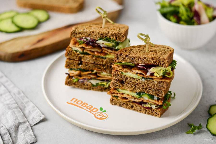 Постные бутерброды