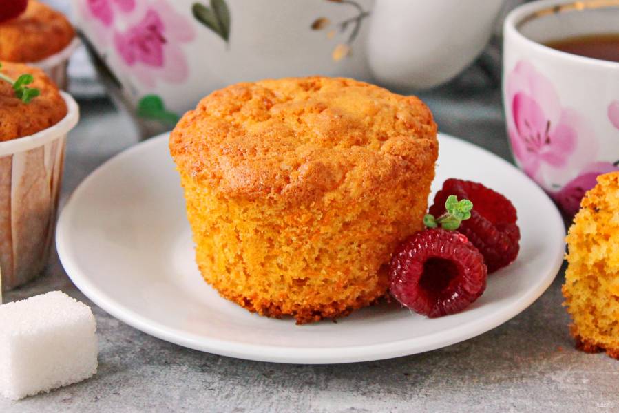 Морковные кексики