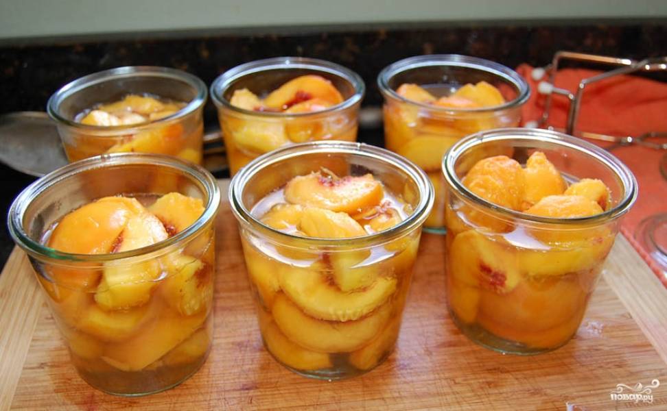 Творожный десерт Бланманже с персиками