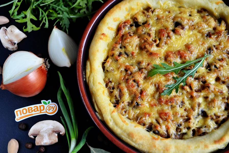 Пироги с картошкой и грибами