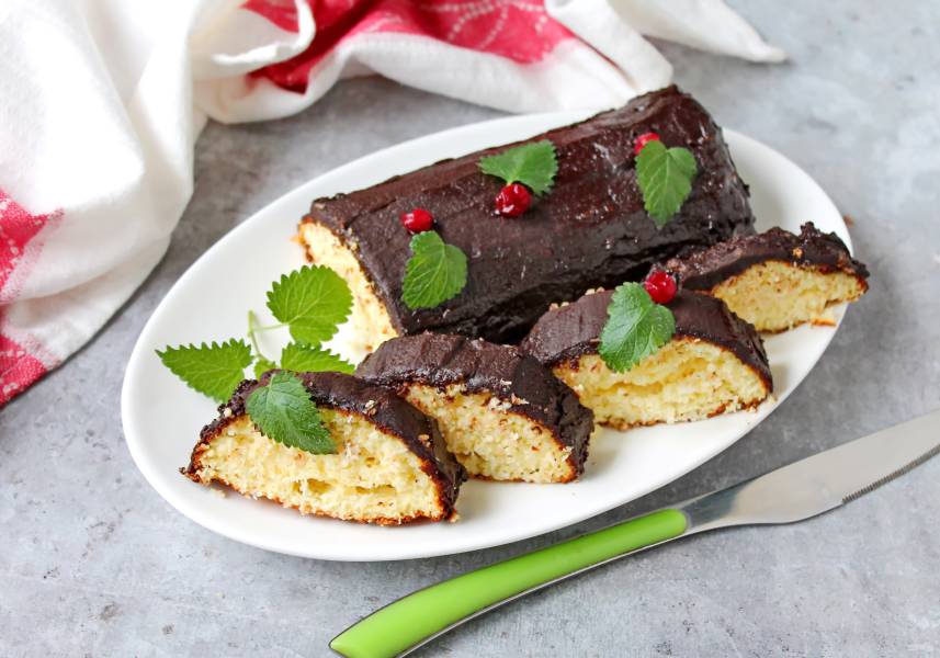 Рецепт: Шоколадный пирог с прослойкой 