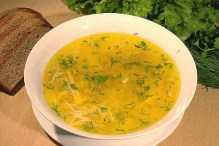 Рецепт: Суп с макаронами и шампиньонами - Сытный, вкусный, домашний суп