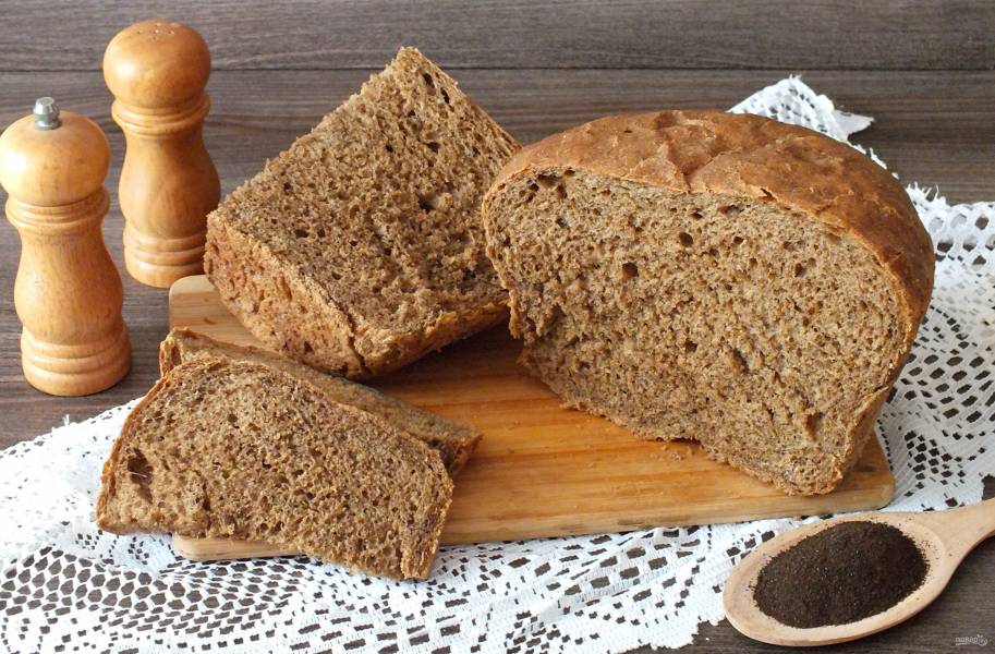 Ржаной хлеб в хлебопечке с солодом