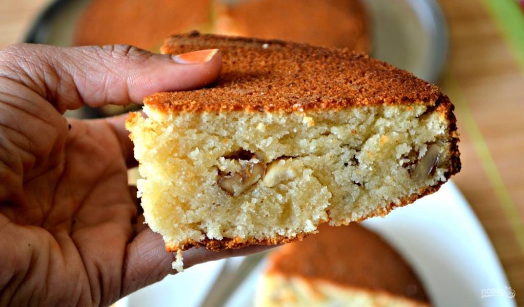 Пирог манник - простой и вкусный по рецепту в духовке