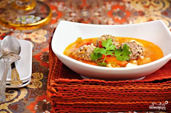 Суп с мясными фрикадельками – пошаговый рецепт приготовления с фото