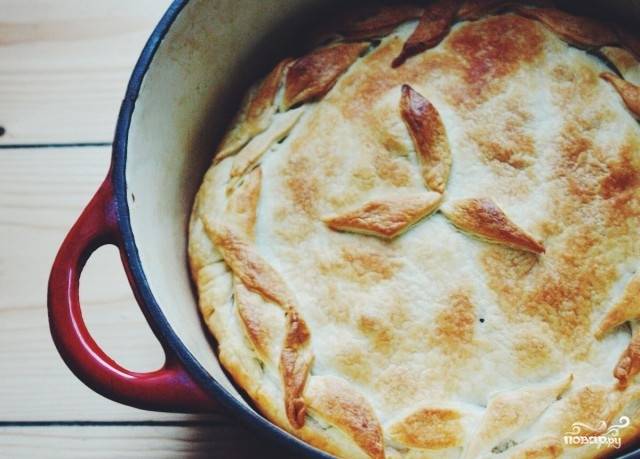 Пирог с мясом и картошкой в духовке — рецепт с фото пошагово