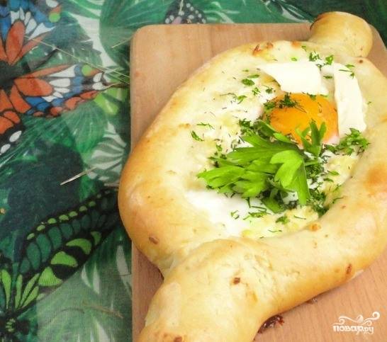 Хачапури "Лодочка с яйцом"