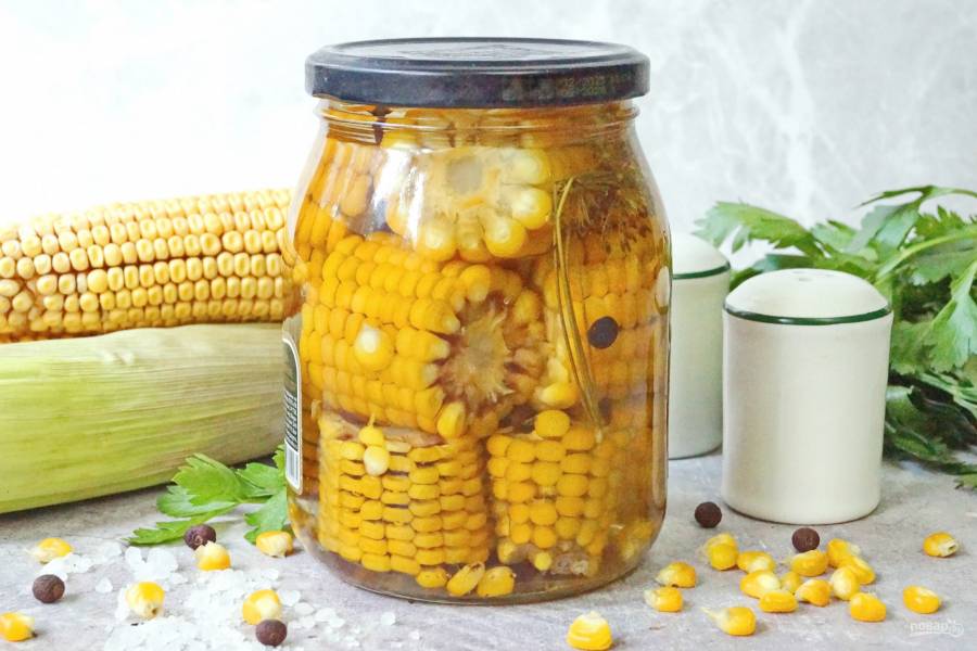 Кукуруза в банке на зиму