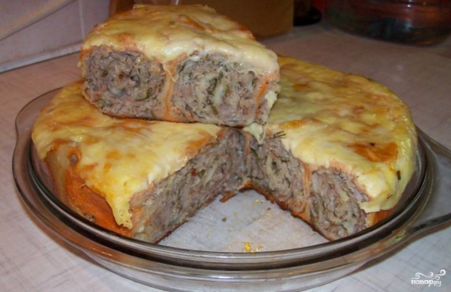 Пирог с мясом из лаваша в мультиварке - рецепт автора Диана