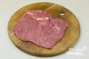 У вас должен получится тонкий свиной шницель.