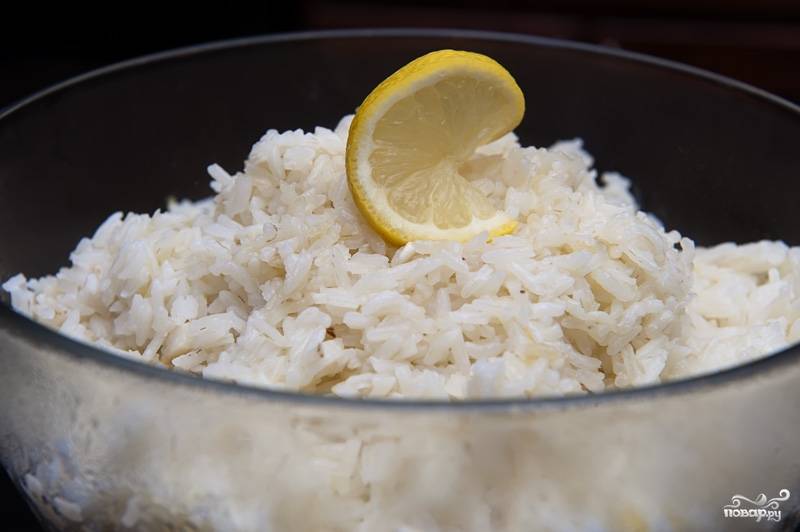 Рис с лимоном