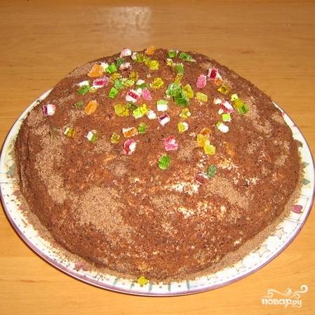 Торт из печенья Рыбкисо сметаной и сгущёнкой: рецепт с видео и фото пошагово | Меню недели