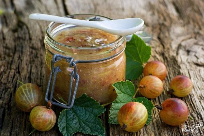 Крыжовник с сахаром на зиму