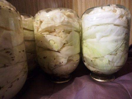 Рецепты капусты в маринаде