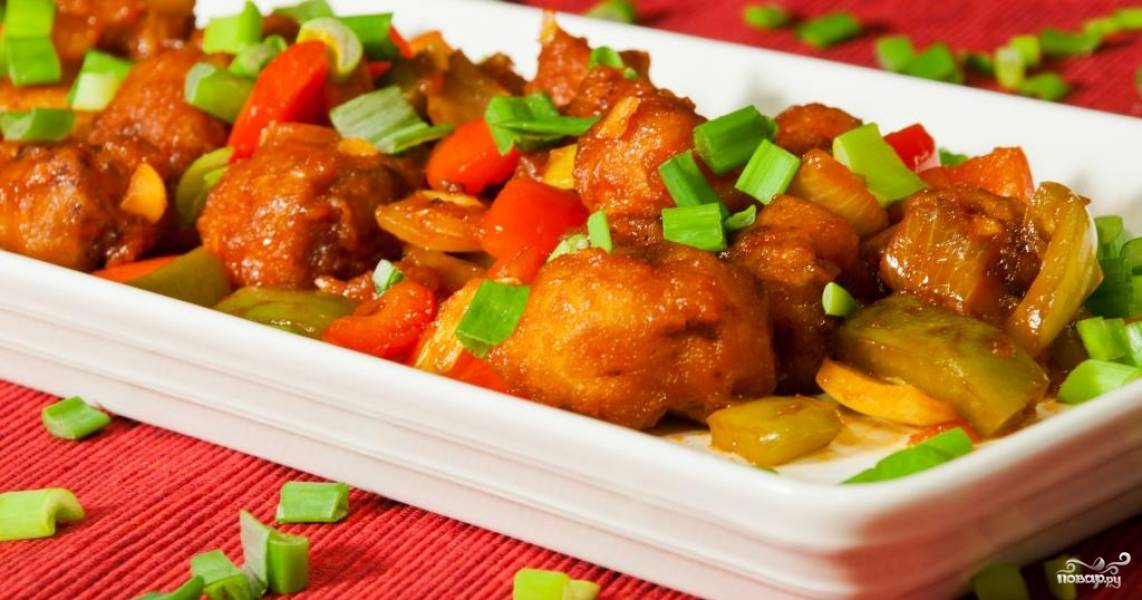 Мясо по-китайски, пошаговый рецепт на ккал, фото, ингредиенты - Лана