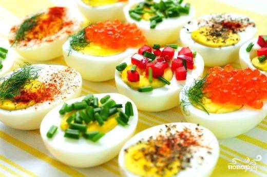 Горячая закуска из яиц - пошаговый рецепт с фото на Готовим дома