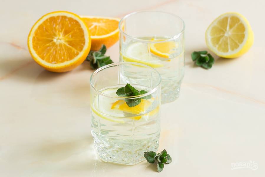 Берёзовый сок с лимоном